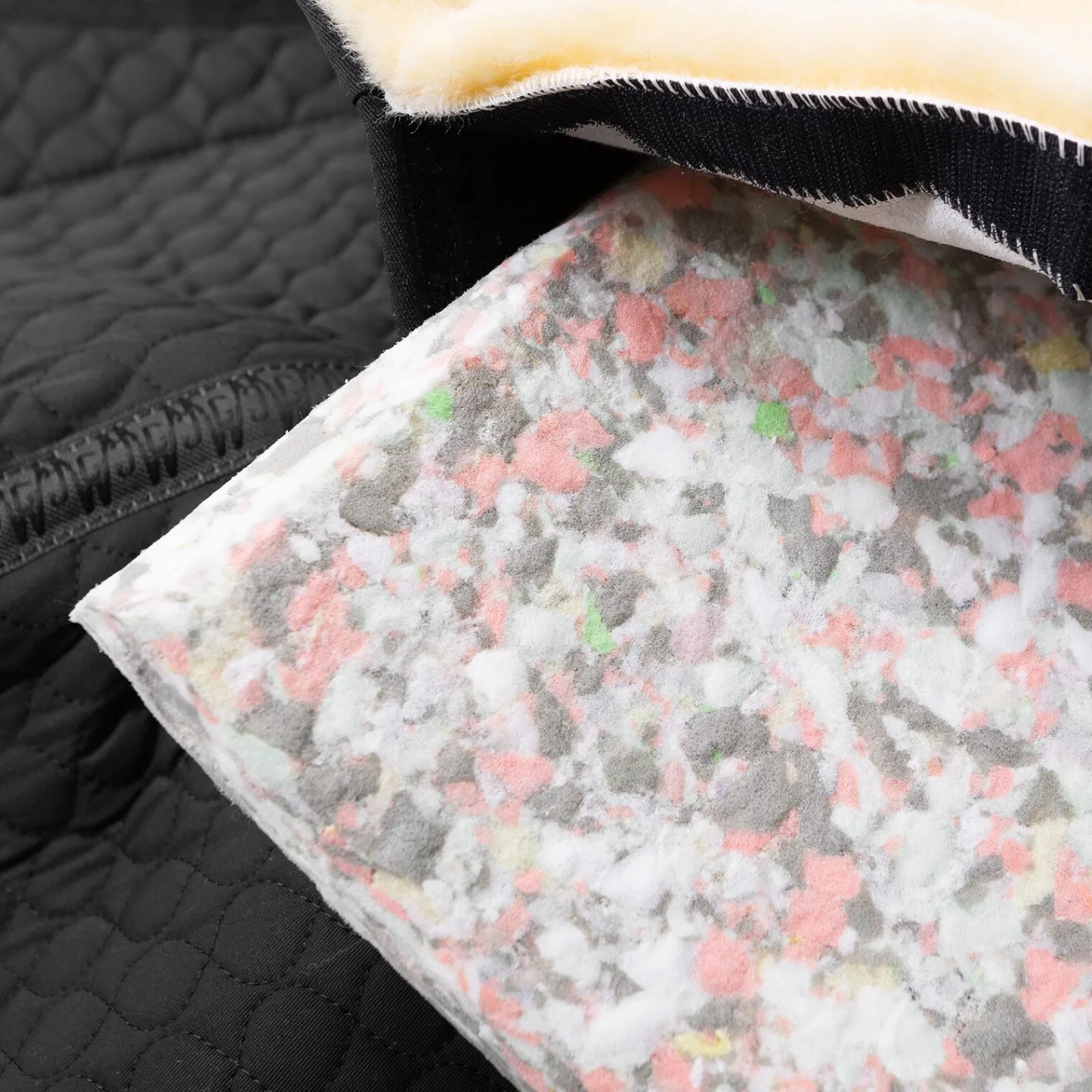 Outlet Western roundpad med innleggslomme ullhøyde 20mm Westernpad