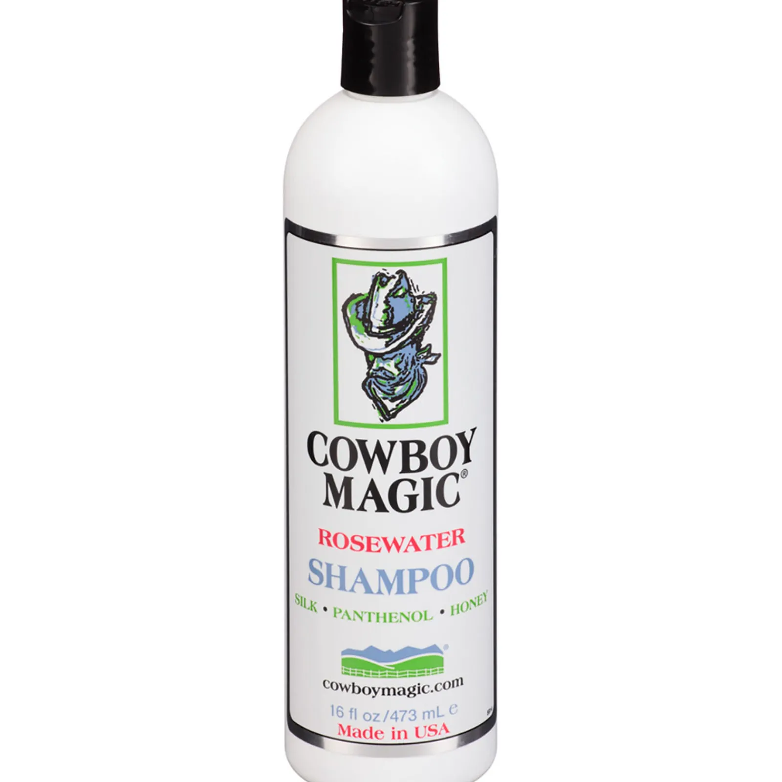Discount Cowboy Magic Rosewater Shampoo 473 mL Stell Pels, Hud Og Man