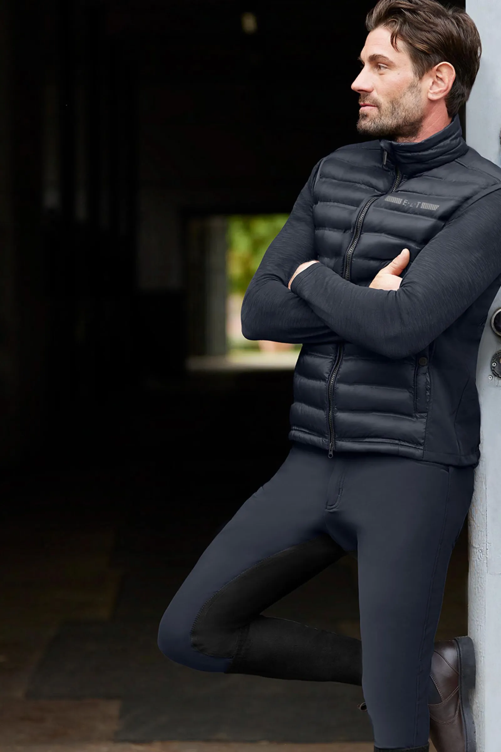 Clearance Matteo Classic helforsterkede ridebukser for menn med fullsete i kunstskinn Ridebukser Til Herre