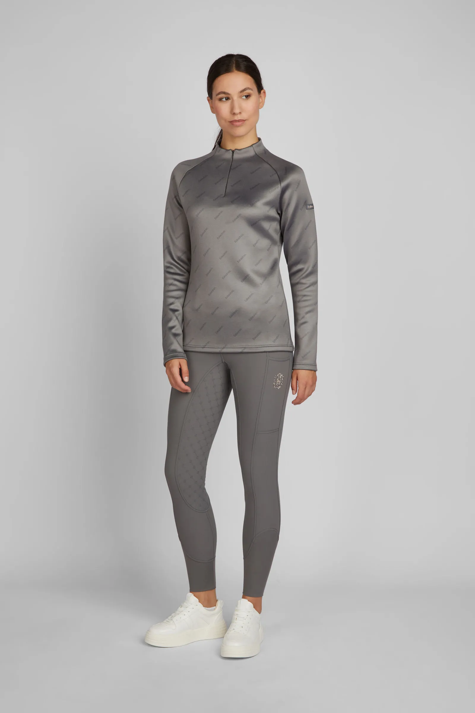 Outlet Heritage Fanatics AW2023 Jersey skjorte med halv glidelås til dame Skjorter Og Topper