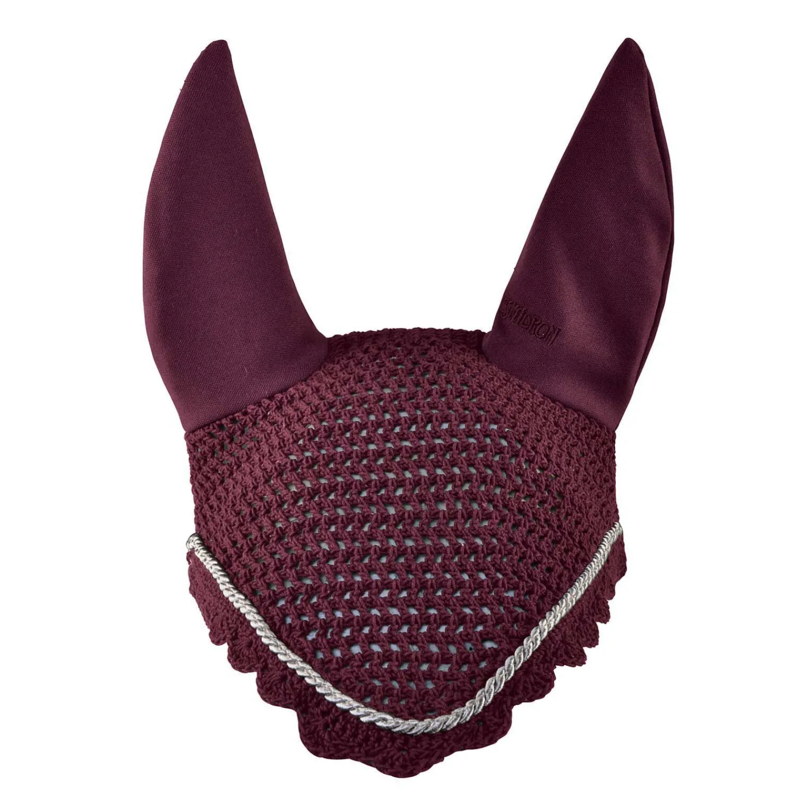 Outlet ridehette med sølvkant Ørehetter|Ørehetter