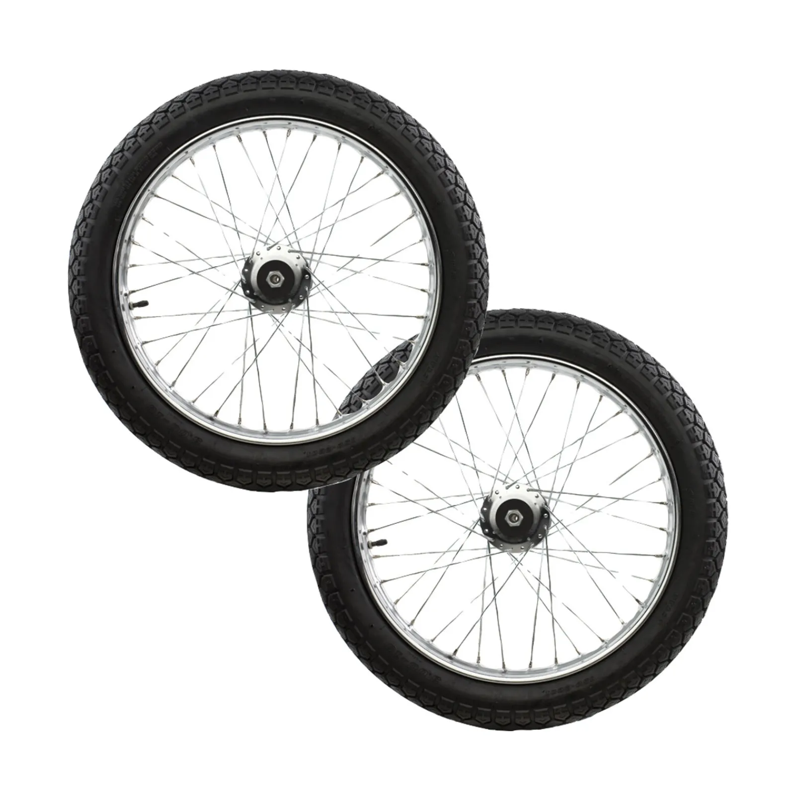 Sale Rockcart hjul, 19"x3,00, s-stål (selges i par) Treningsvogn & Sulky