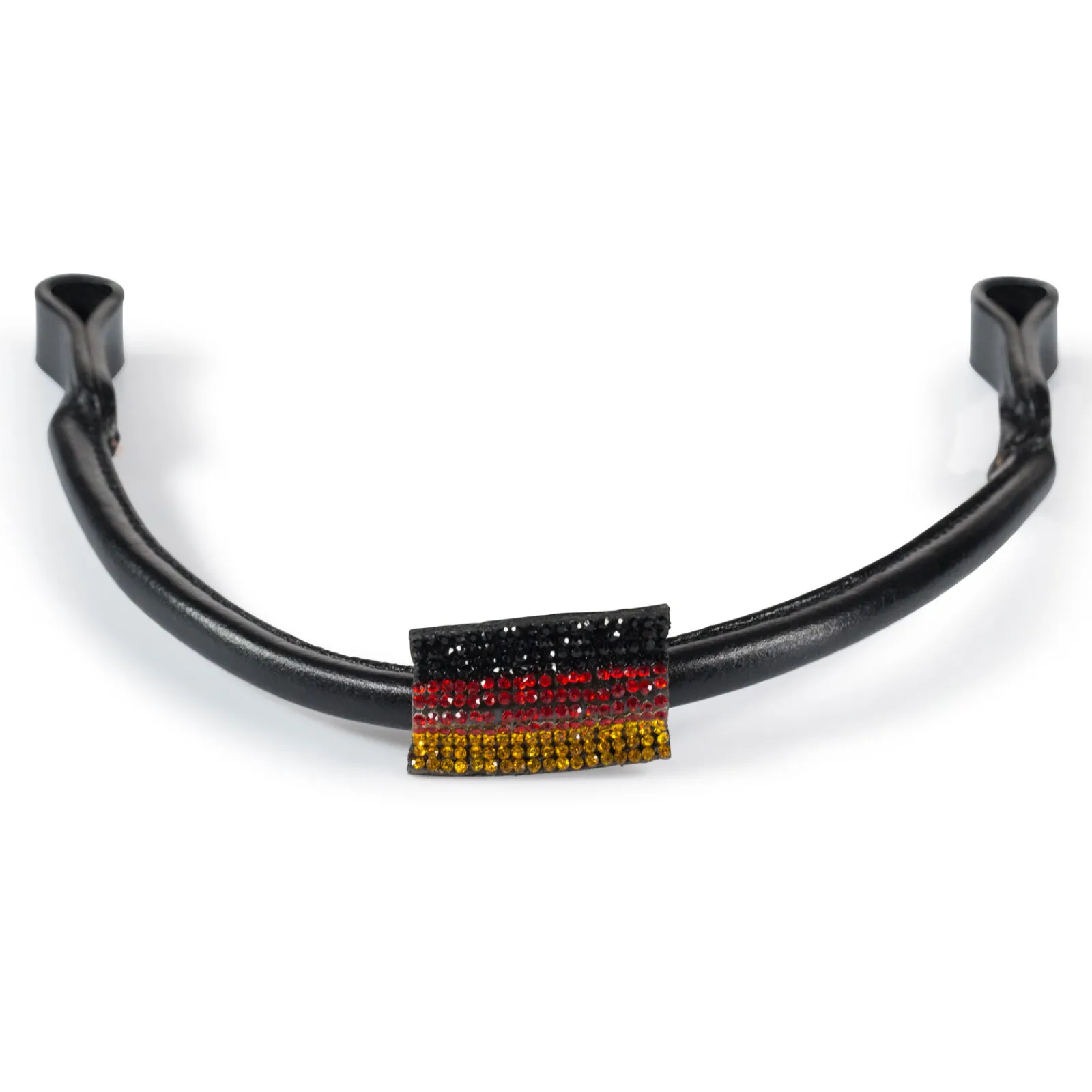 Online Flaggpannebånd i lær Pannereim