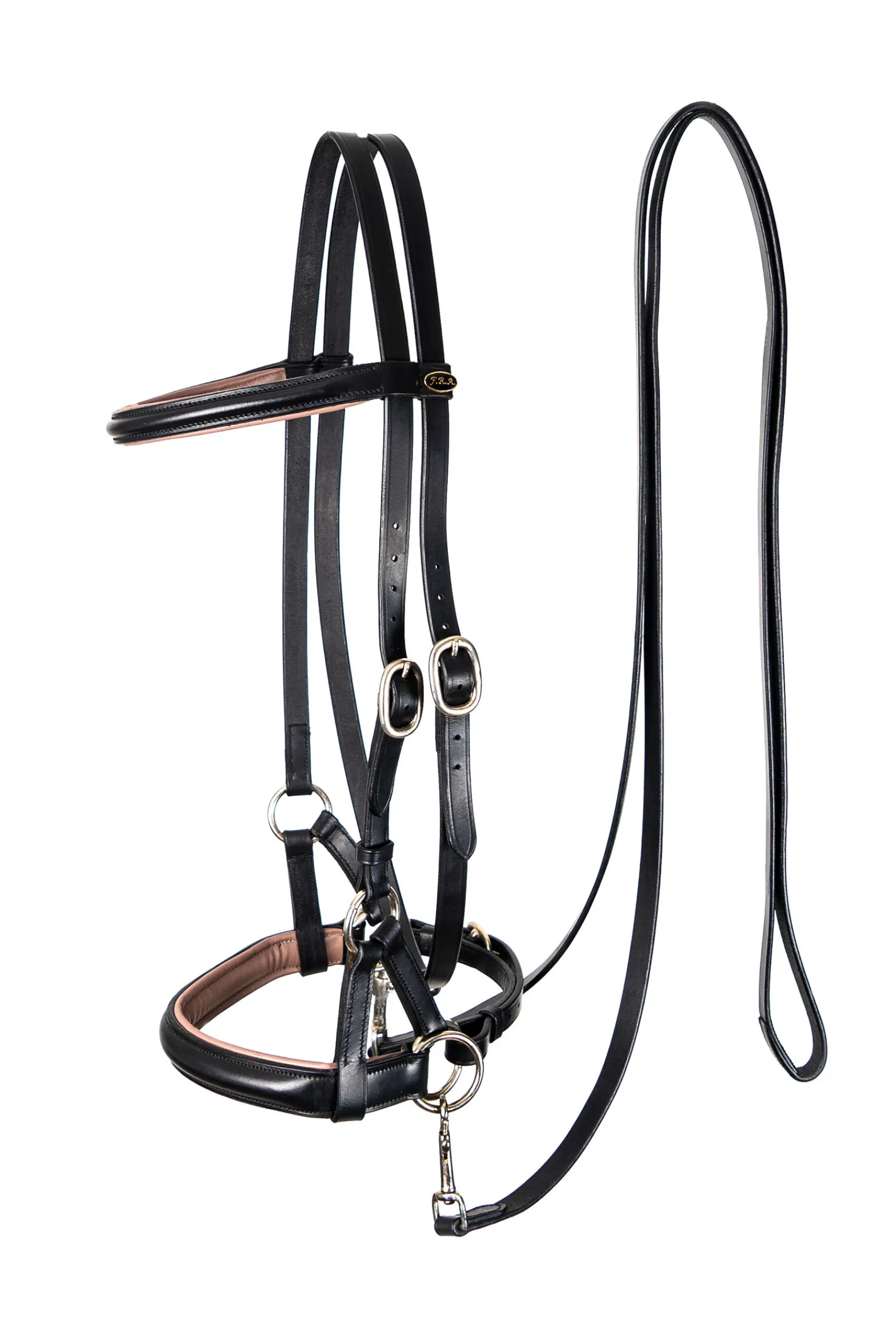 New F.R.A. Freedom Riding Articles Pardoes de Luxe Sidepull med tøyler (system 3) Hodelag & Nesereimer