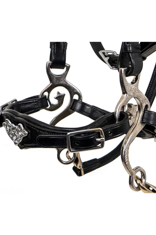 New F.R.A. Freedom Riding Articles Imperial hodelag hackamore med tøyler (system 2) Hodelag & Nesereimer