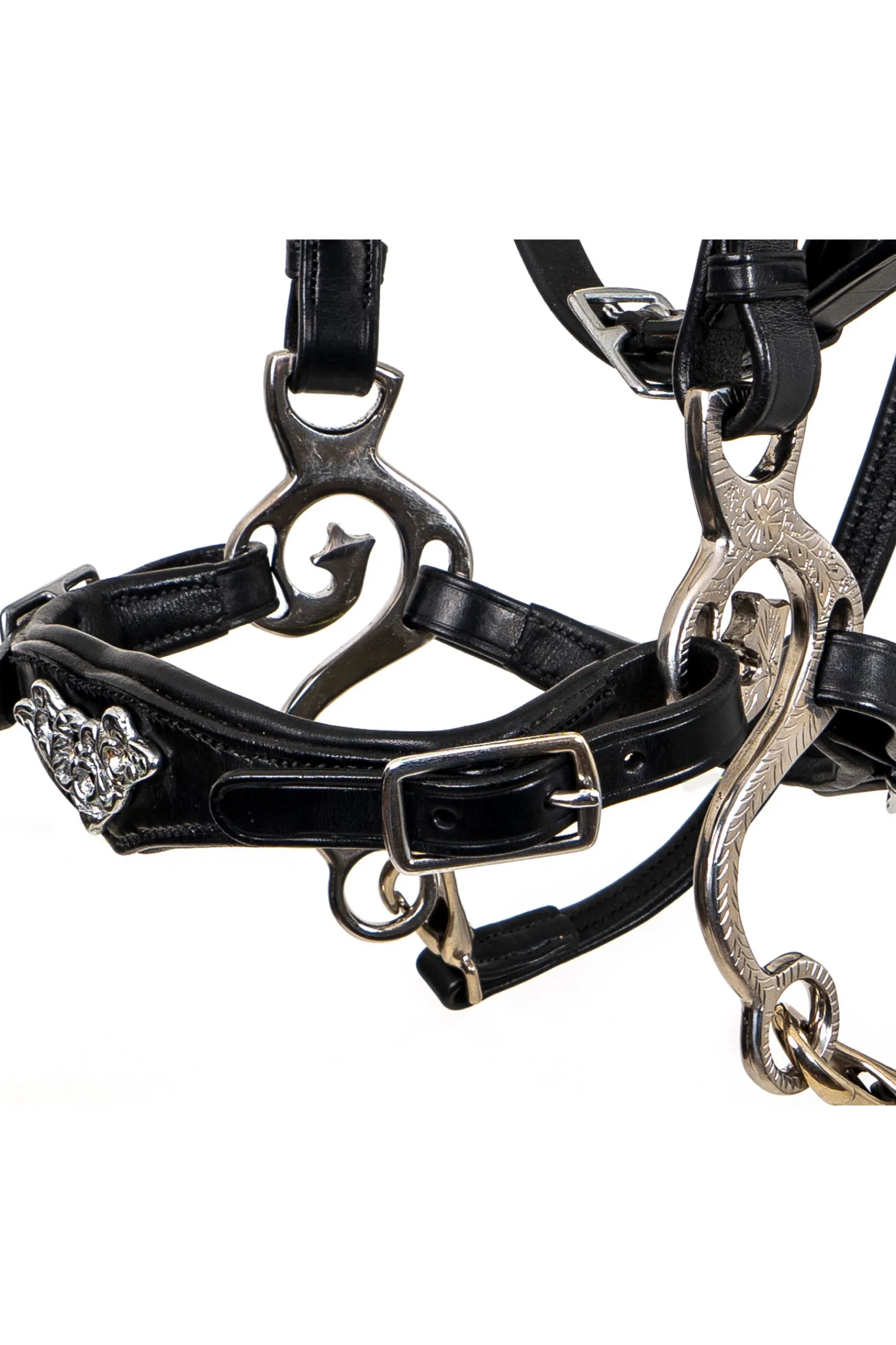 New F.R.A. Freedom Riding Articles Imperial hodelag hackamore med tøyler (system 2) Hodelag & Nesereimer