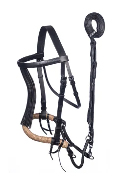 Online F.R.A. Freedom Riding Articles Tinver bittløst hodelag med tøyler (system 4), Shire Hodelag & Nesereimer