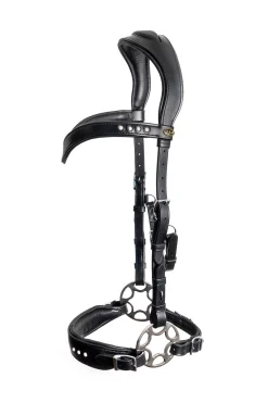 Clearance F.R.A. Freedom Riding Articles Glory hodelag Hackamore med tøyler (system 2), svart Hackamores|Hodelag & Nesereimer