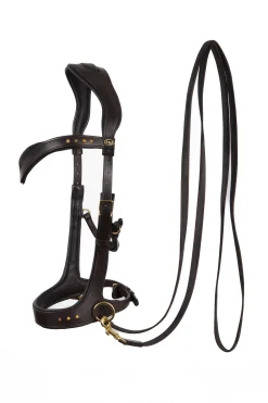 New F.R.A. Freedom Riding Articles Glory sidepull med tøyler (system 3), brunt Hodelag & Nesereimer