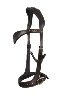 New F.R.A. Freedom Riding Articles Glory sidepull med tøyler (system 3), brunt Hodelag & Nesereimer