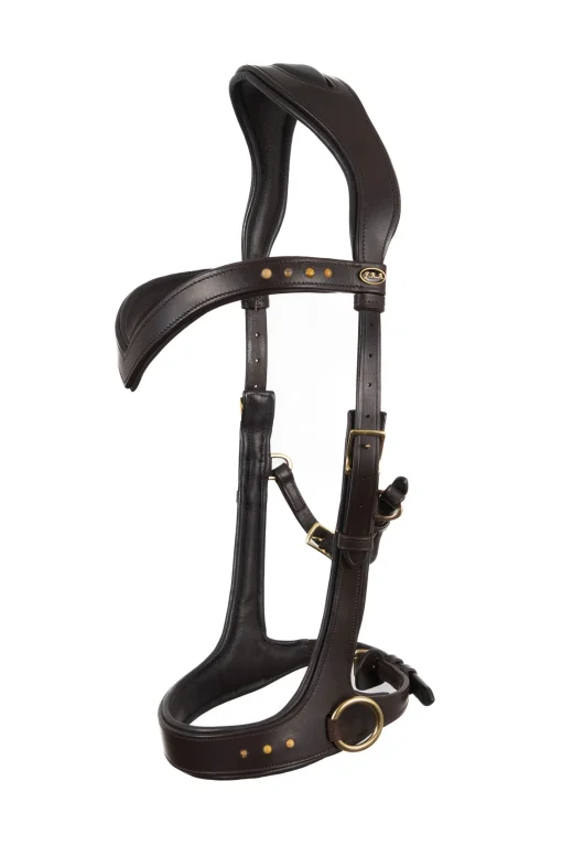 New F.R.A. Freedom Riding Articles Glory sidepull med tøyler (system 3), brunt Hodelag & Nesereimer