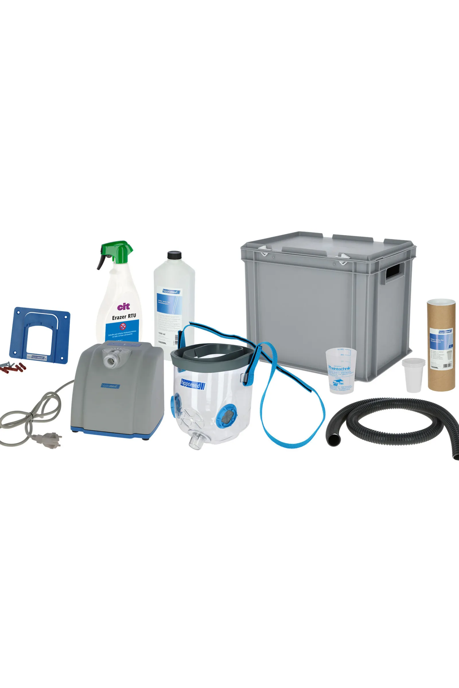 Hot AirOne Ultrasound inhalator med maske, varmblods Tilskudd
