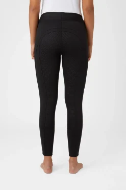 Clearance Active helforsterket vinterridetights med silikon, dame Ridetights