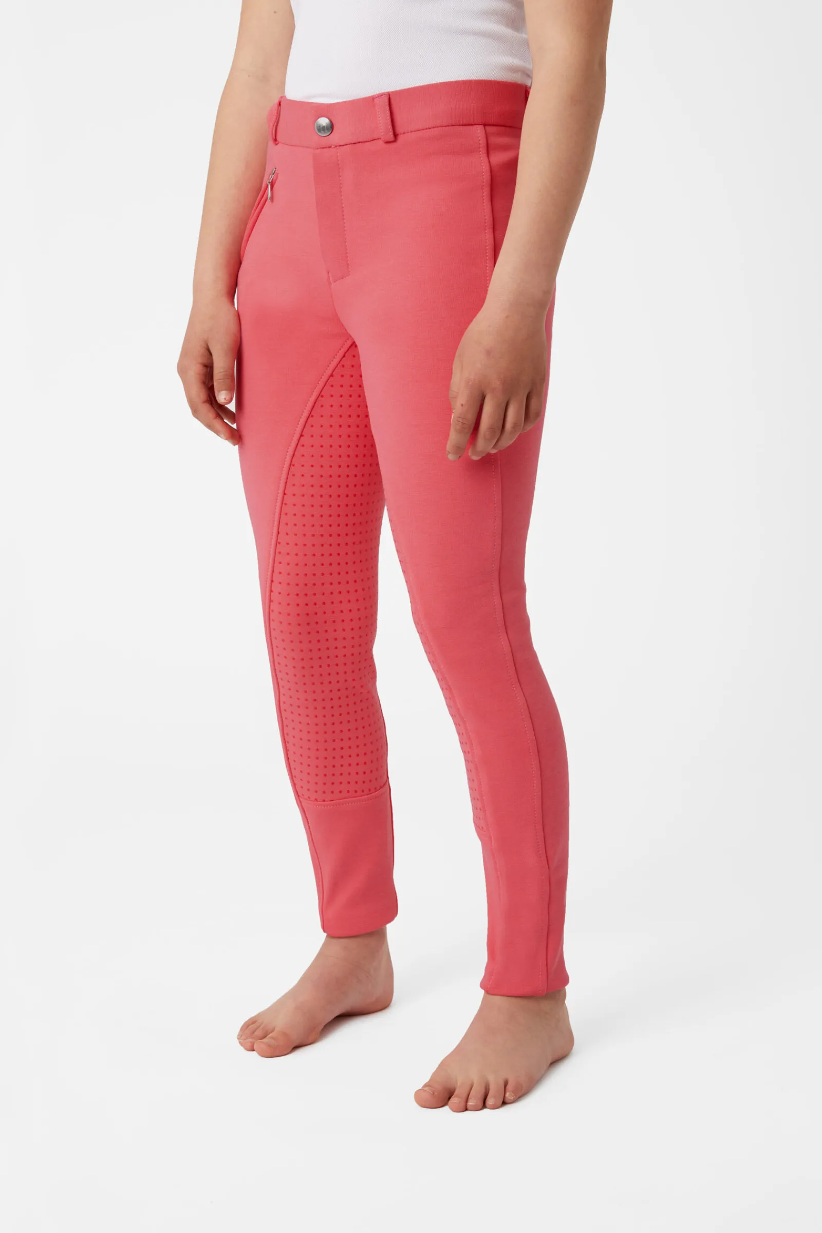 Best Active helforsterket ridebukse med silikon, barn Ridebukser