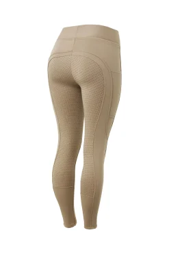 Hot Active helforsterkede ridetights til vinteren med fullgrip og telefonlomme Ridetights