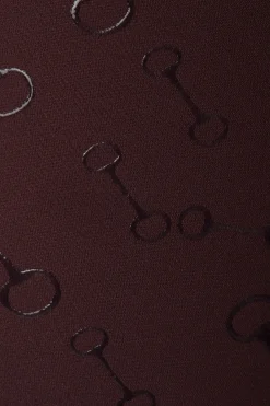 Clearance Andrea kneforsterket ridebukse med silikon og høyt liv Kneforsterkede Ridebukser