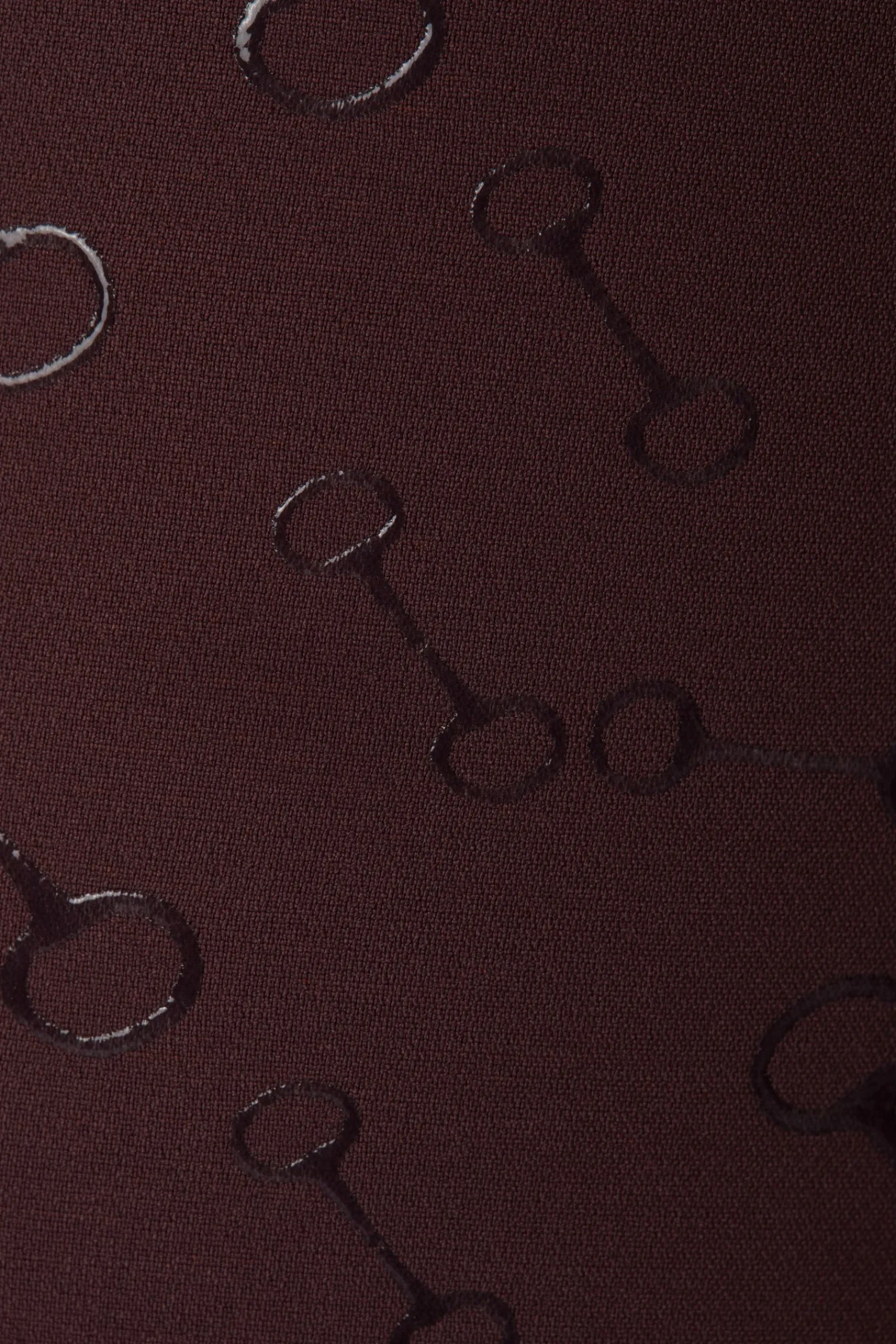 Clearance Andrea kneforsterket ridebukse med silikon og høyt liv Kneforsterkede Ridebukser