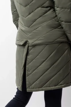 Outlet Aurora fôret parkas ridejakke med avtakbar skjorte til dame Jakker Og Frakker