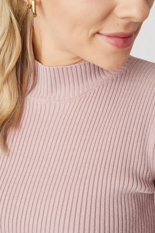 Sale Ava ribbestrikket pullover til dame Gensere & Fleece