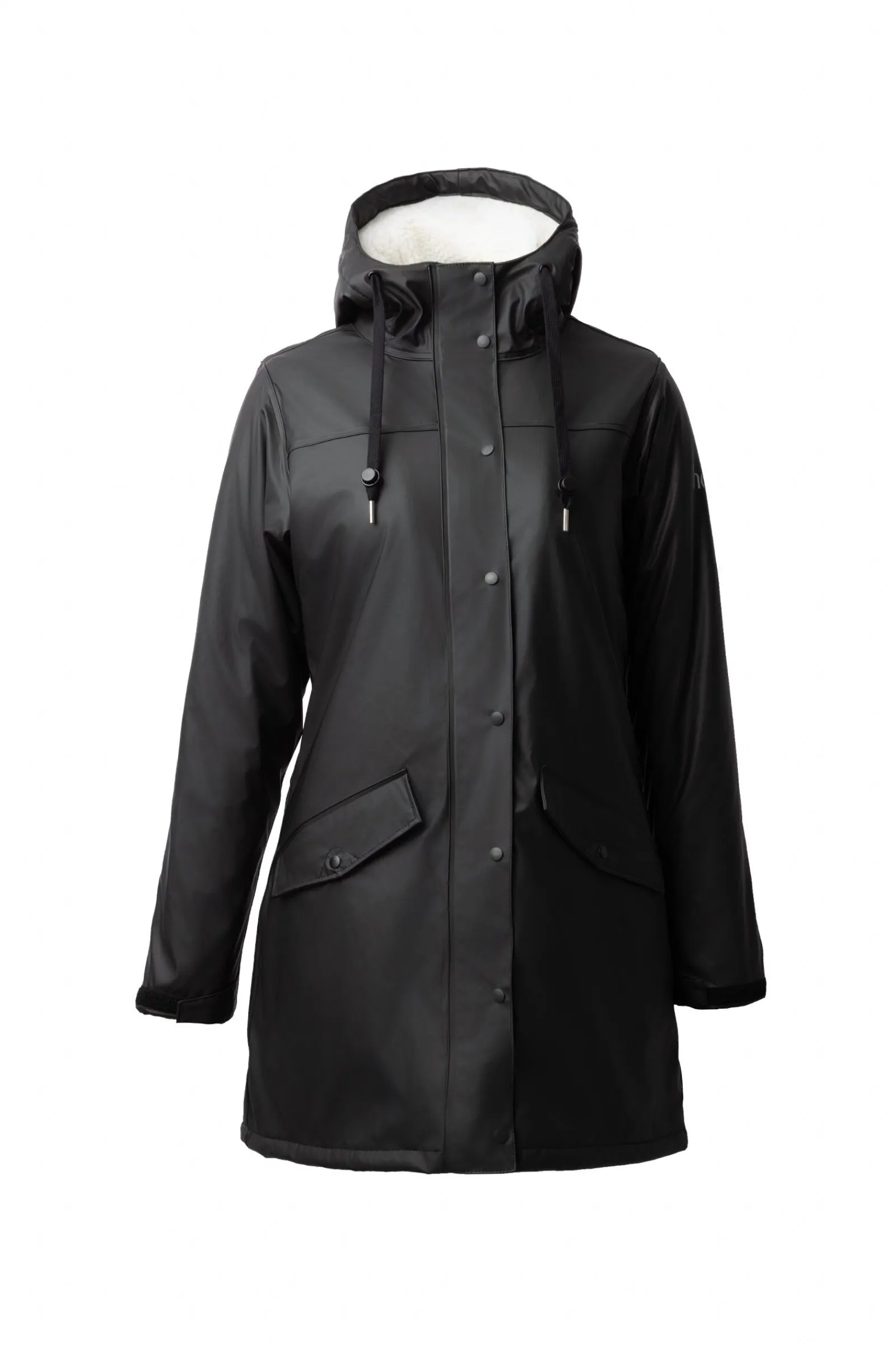 Outlet Billie PU regnjakke med fleece, dame Regntøy|Jakker Og Frakker