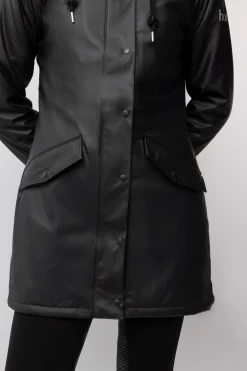 Outlet Billie PU regnjakke med fleece, dame Regntøy|Jakker Og Frakker