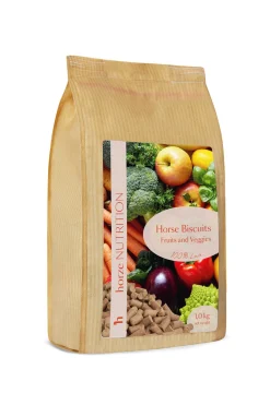Outlet Biscuits godbiter, frukt og grønnsaker, 1 kilo Hestegodteri
