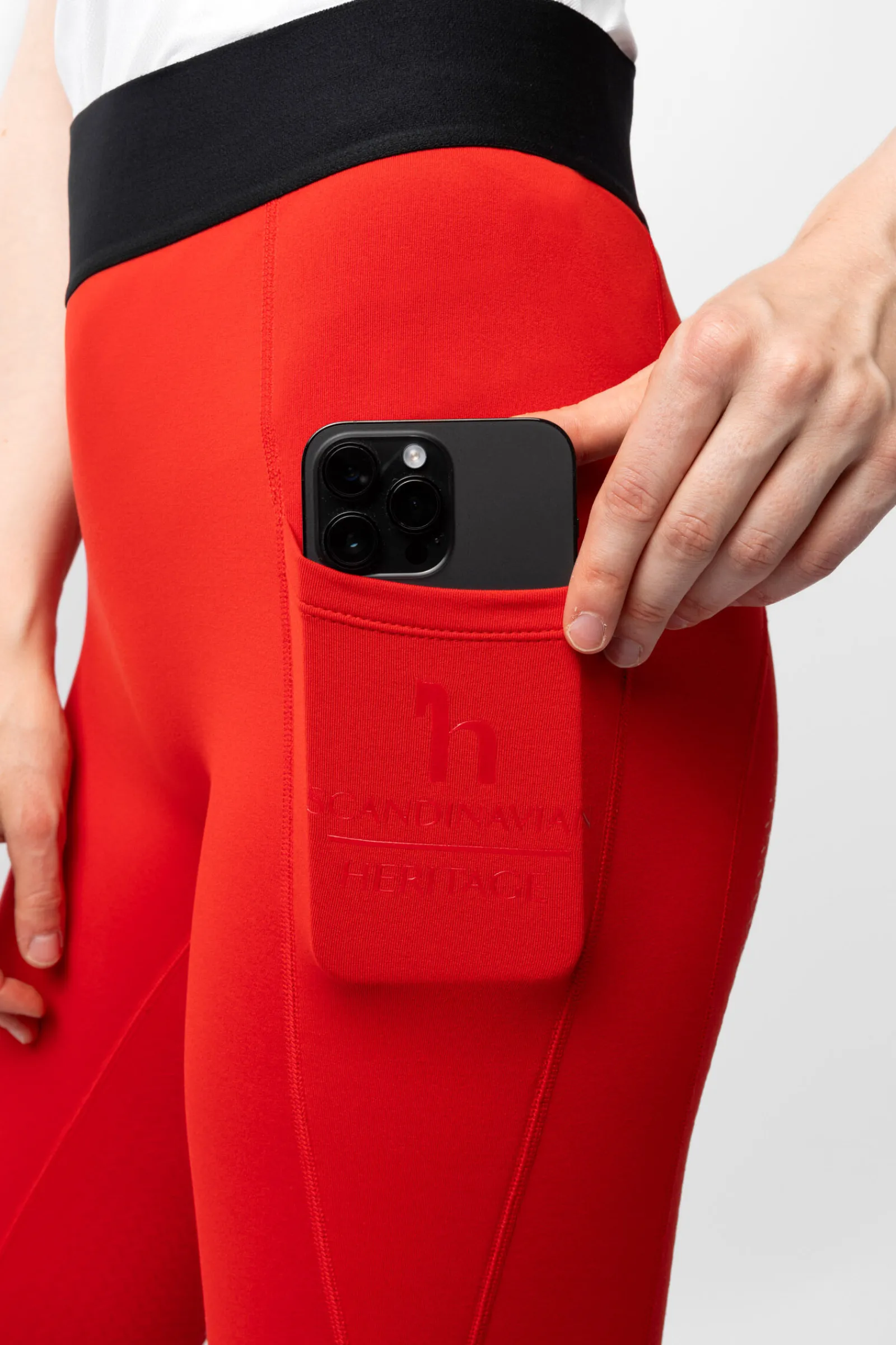 Hot Danika termiske ridebukser med helforsterkede Ridetights