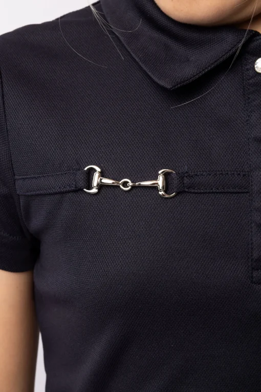 Clearance Denise funksjonell kortermet poloskjorte, barn Stevne|Skjorter Og Topper