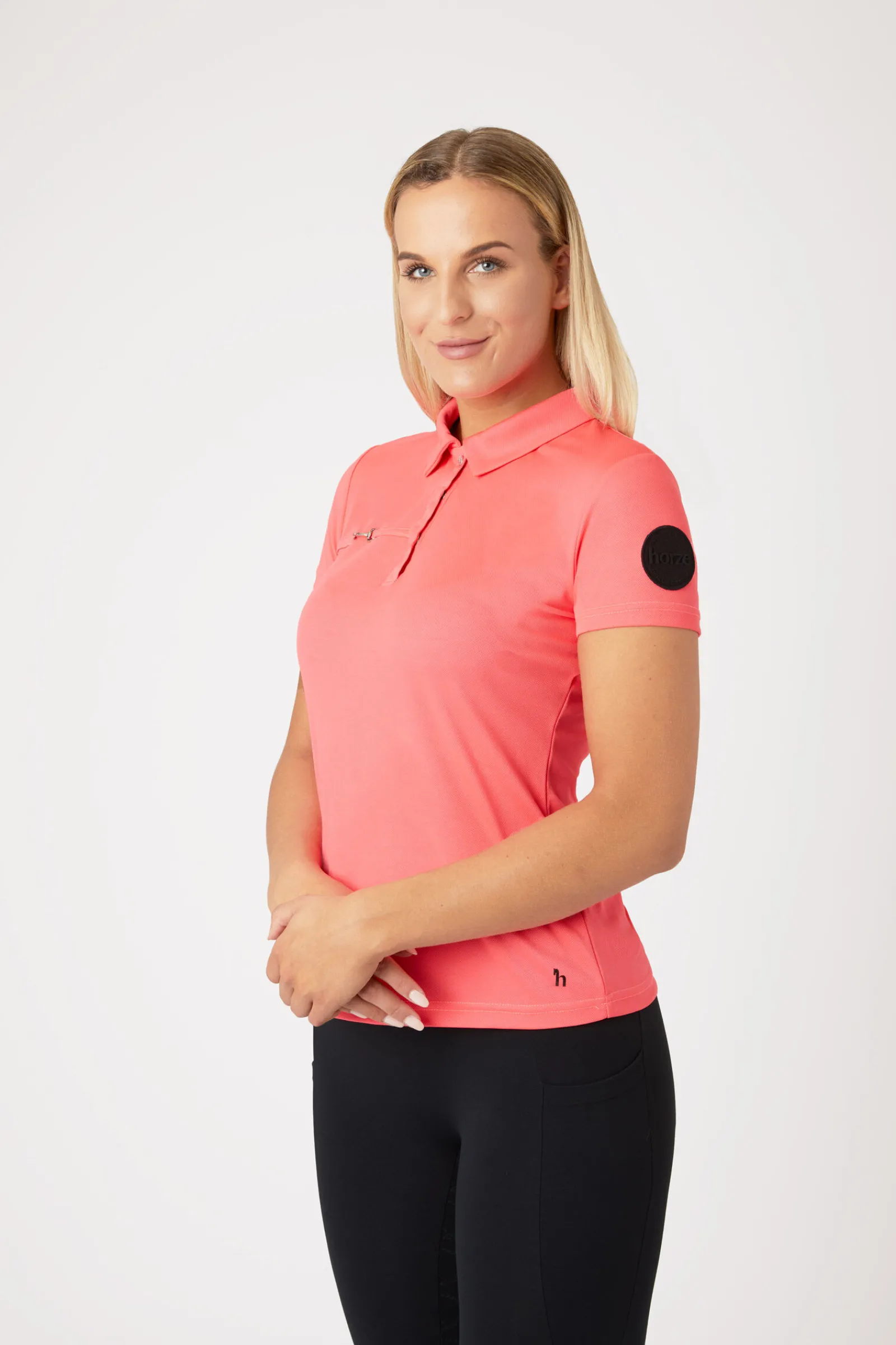 Outlet Denise funksjonell kortermet poloskjorte, dame Skjorter Og Topper