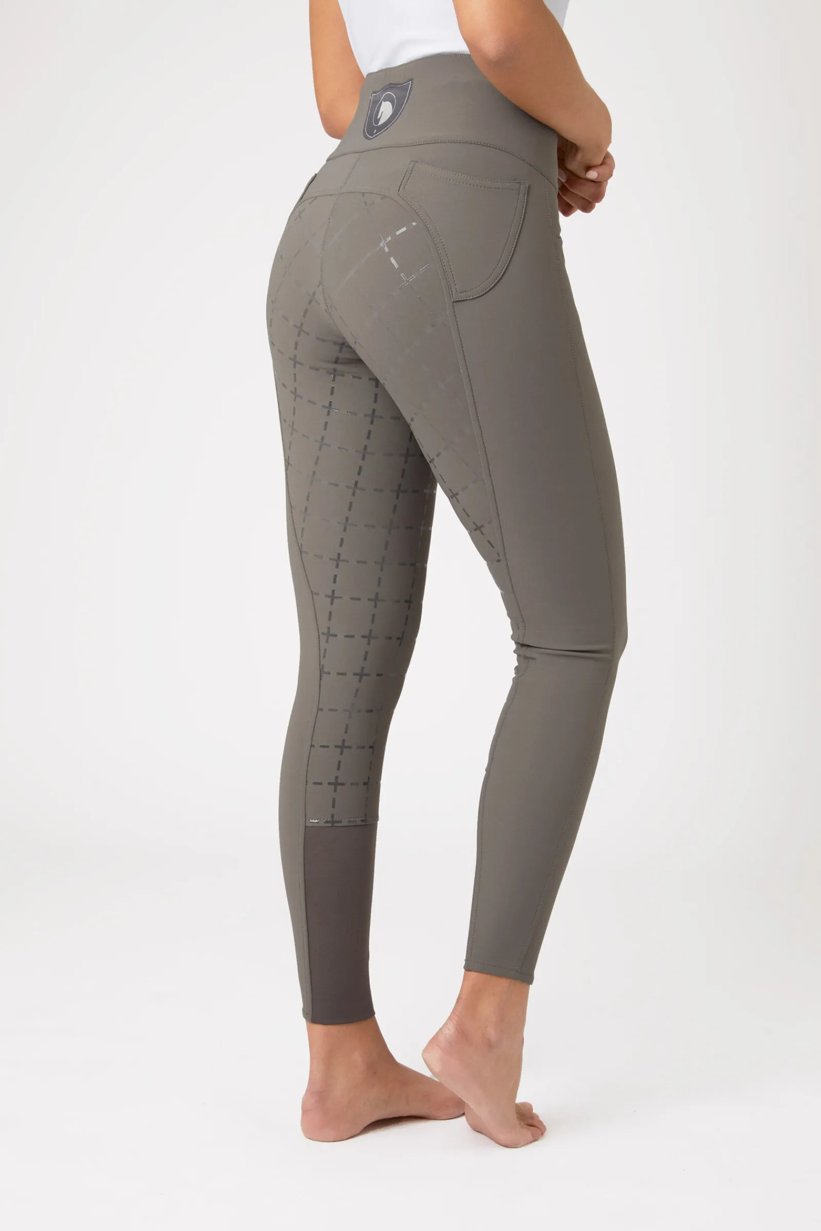 Clearance Desiree helforsterket ridebukse, silikon, høyt liv, dame Helforsterkede Ridebukser