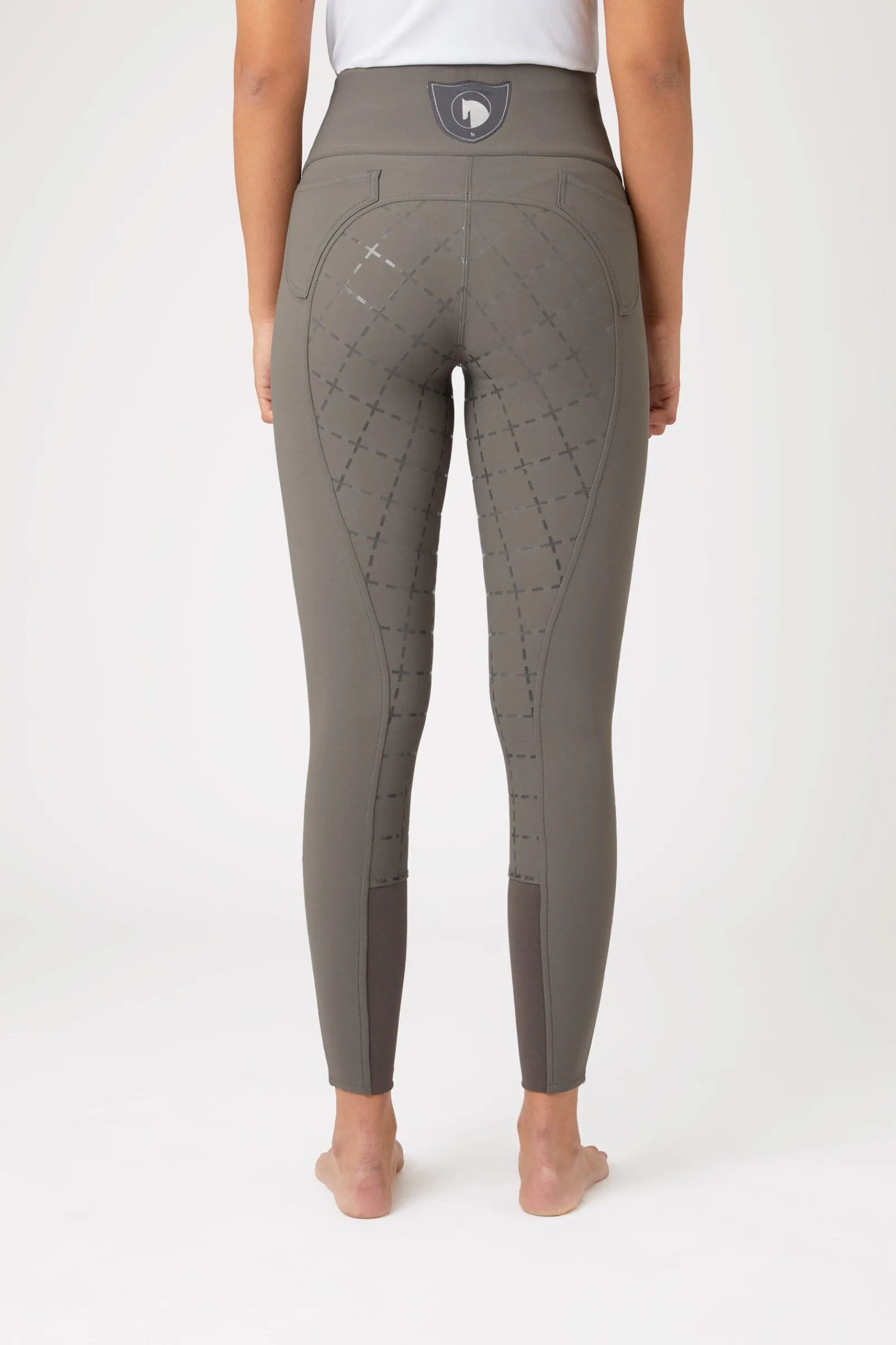 Clearance Desiree helforsterket ridebukse, silikon, høyt liv, dame Helforsterkede Ridebukser