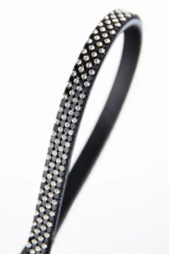 Clearance Edinburgh pannebånd med Swarovski-krystaller Pannereim