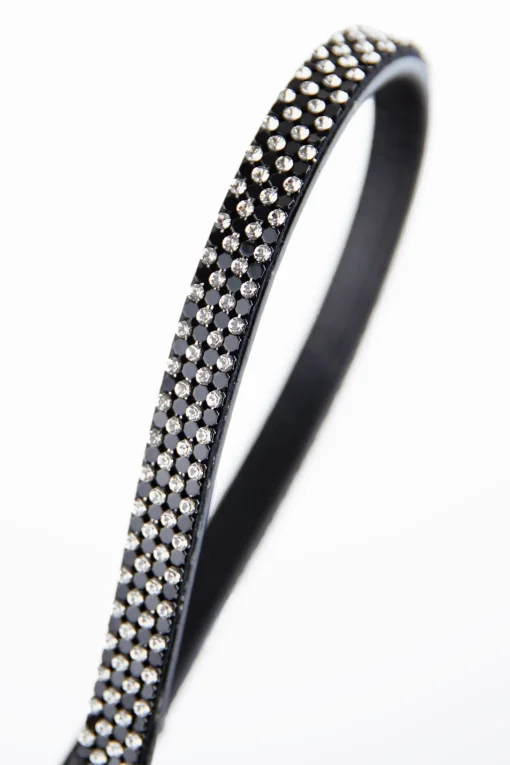Clearance Edinburgh pannebånd med Swarovski-krystaller Pannereim