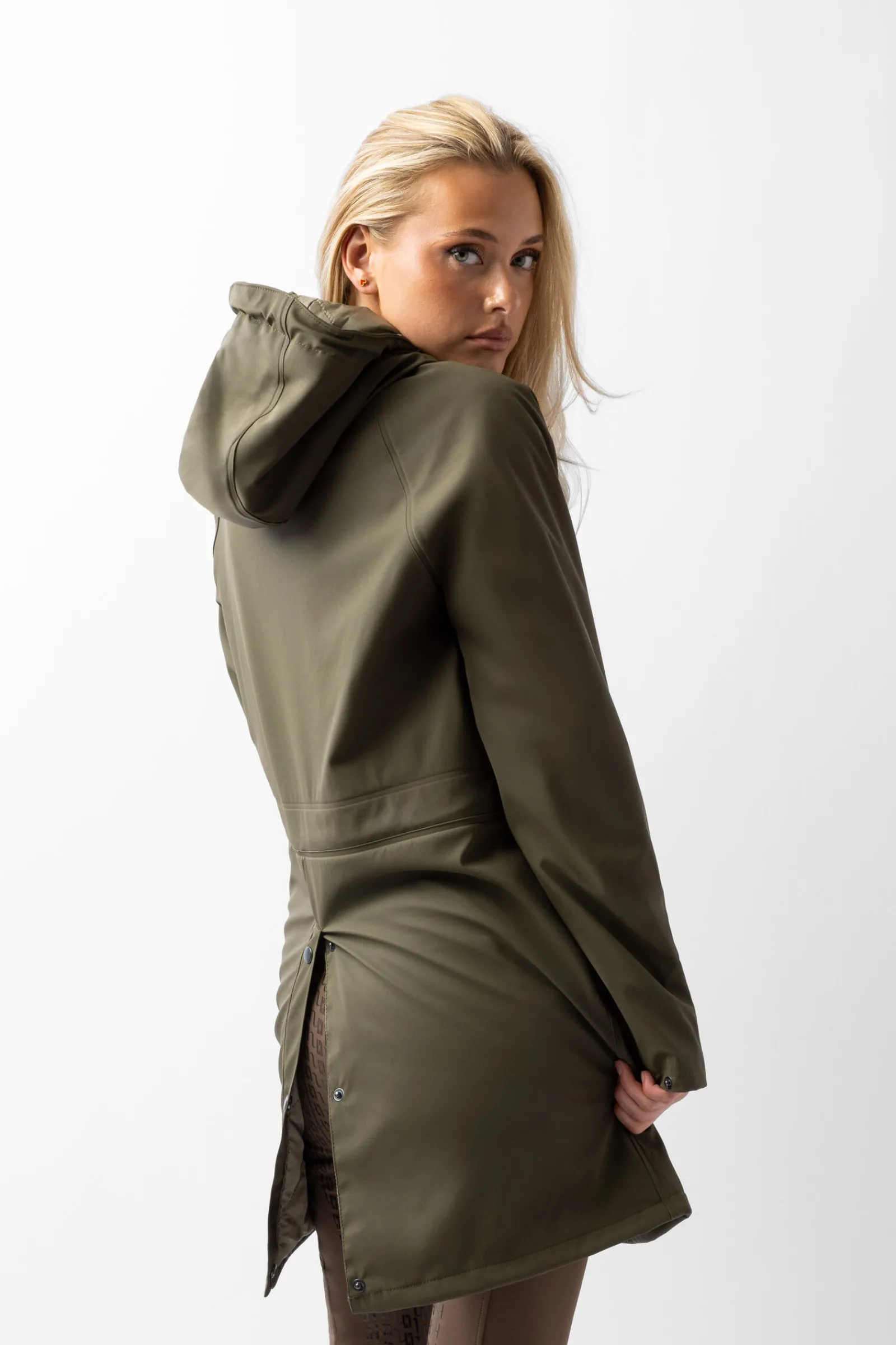 Clearance Elise regnjakke med fôret innside Regntøy|Jakker Og Frakker