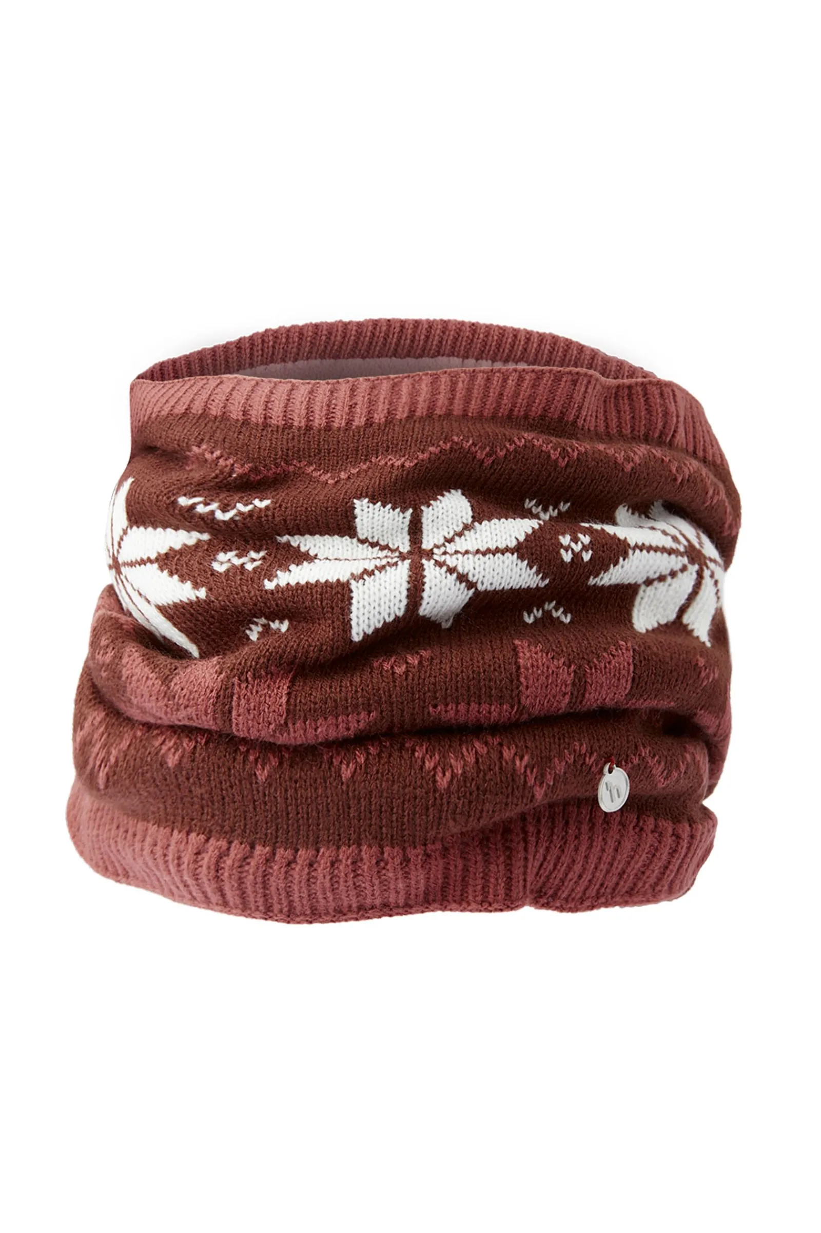 Online Emily strikket tubeskjerf med fleecefôr Skjerf