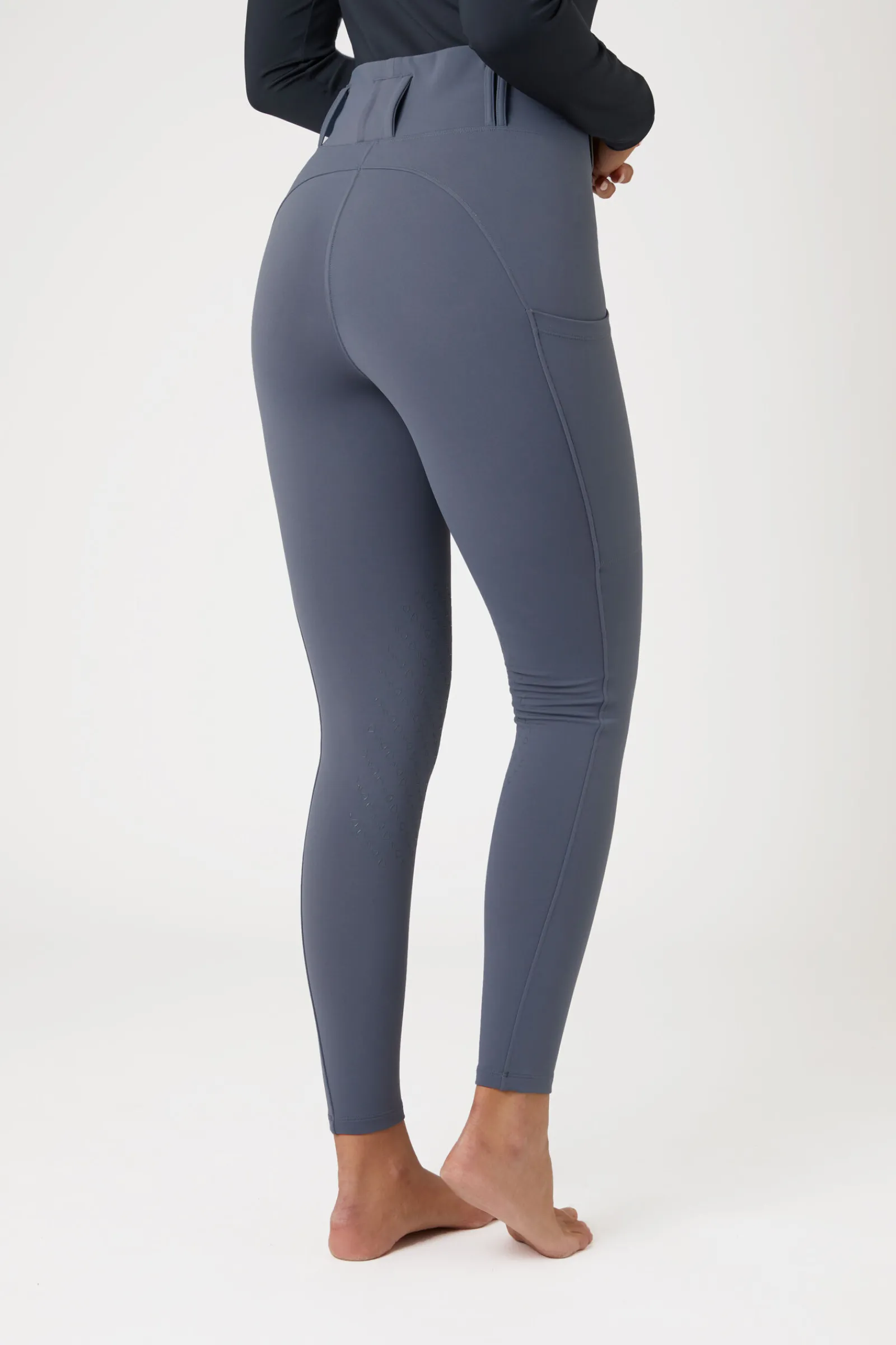 Everly kneforsterkede ridetights til dame Ridetights