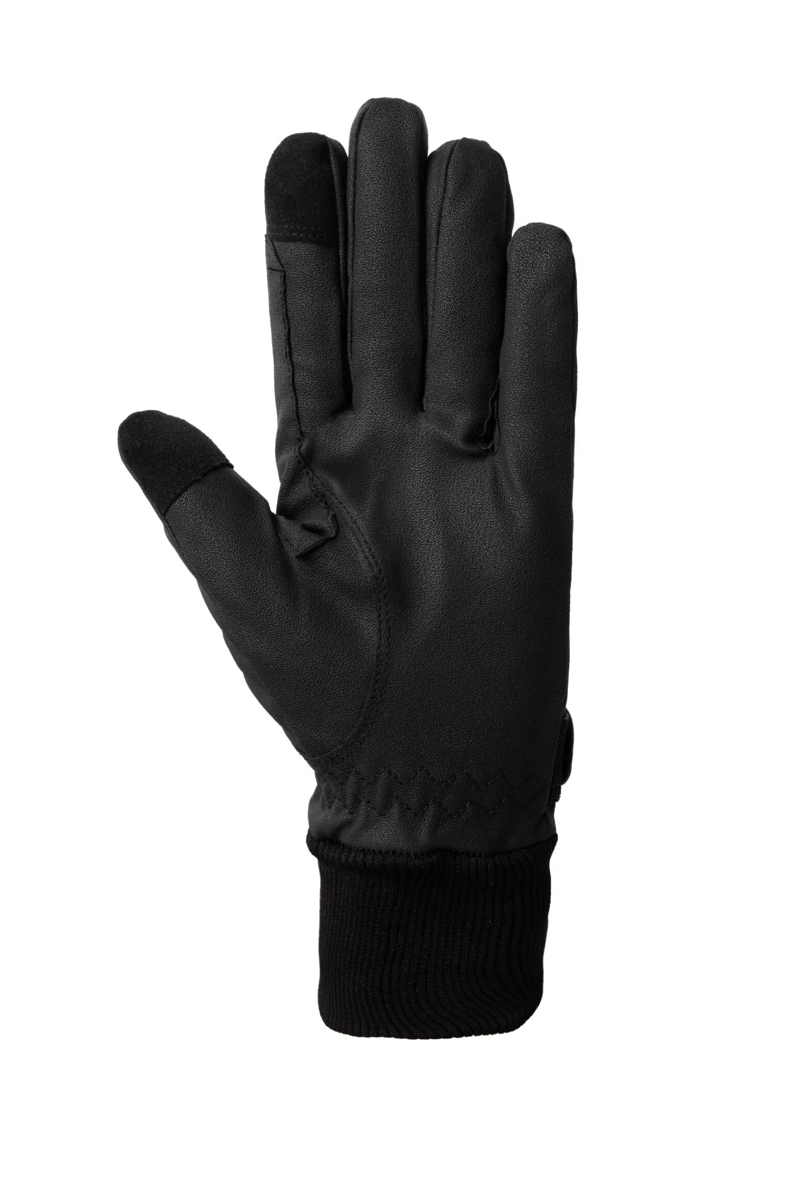 Hot fleecefôrede hansker i PU lær Vinterhansker Til Ridning