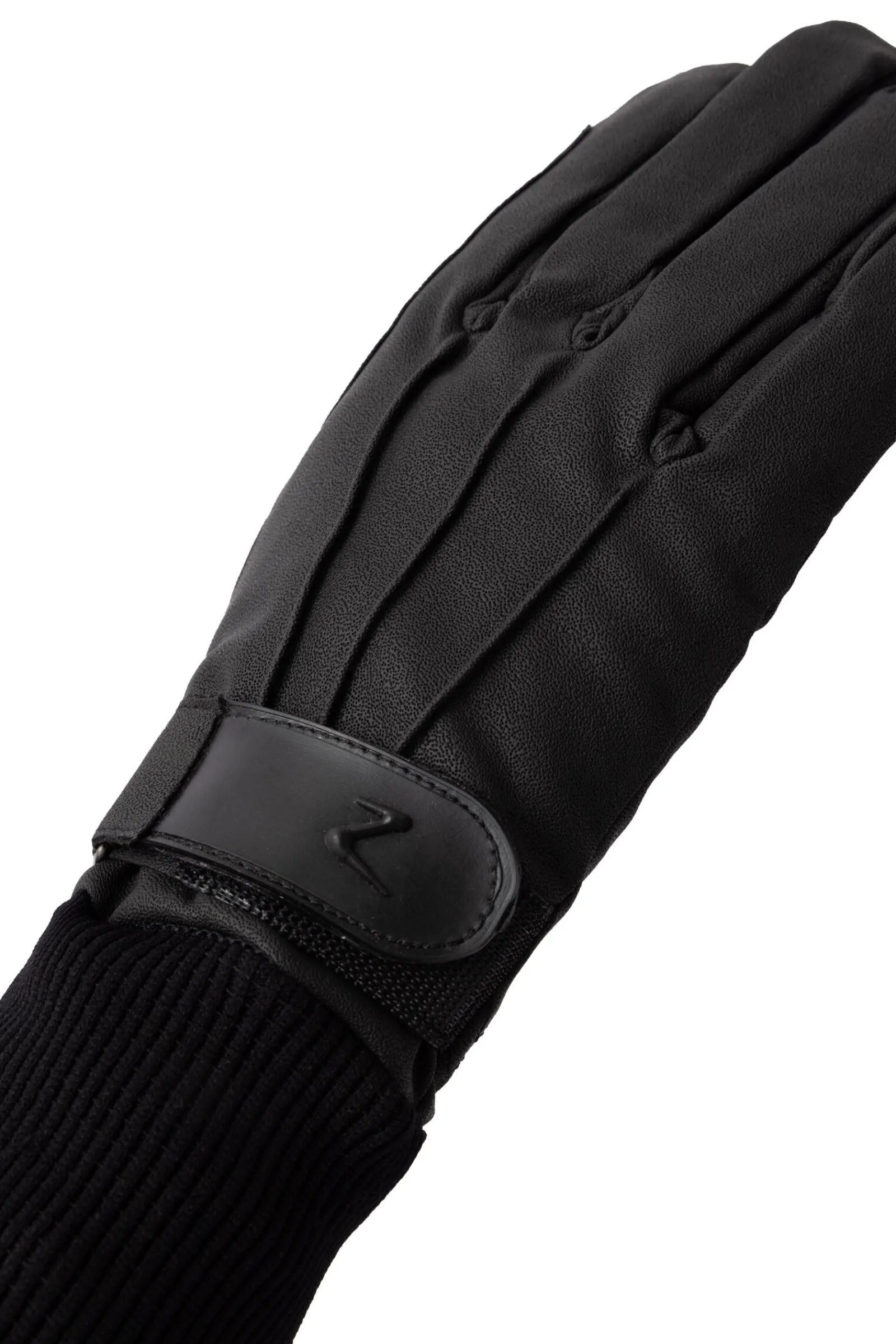 Hot fleecefôrede hansker i PU lær Vinterhansker Til Ridning