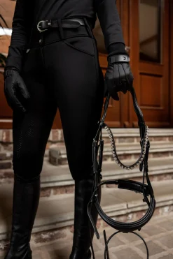 Hot fleecefôrede hansker i PU lær Vinterhansker Til Ridning