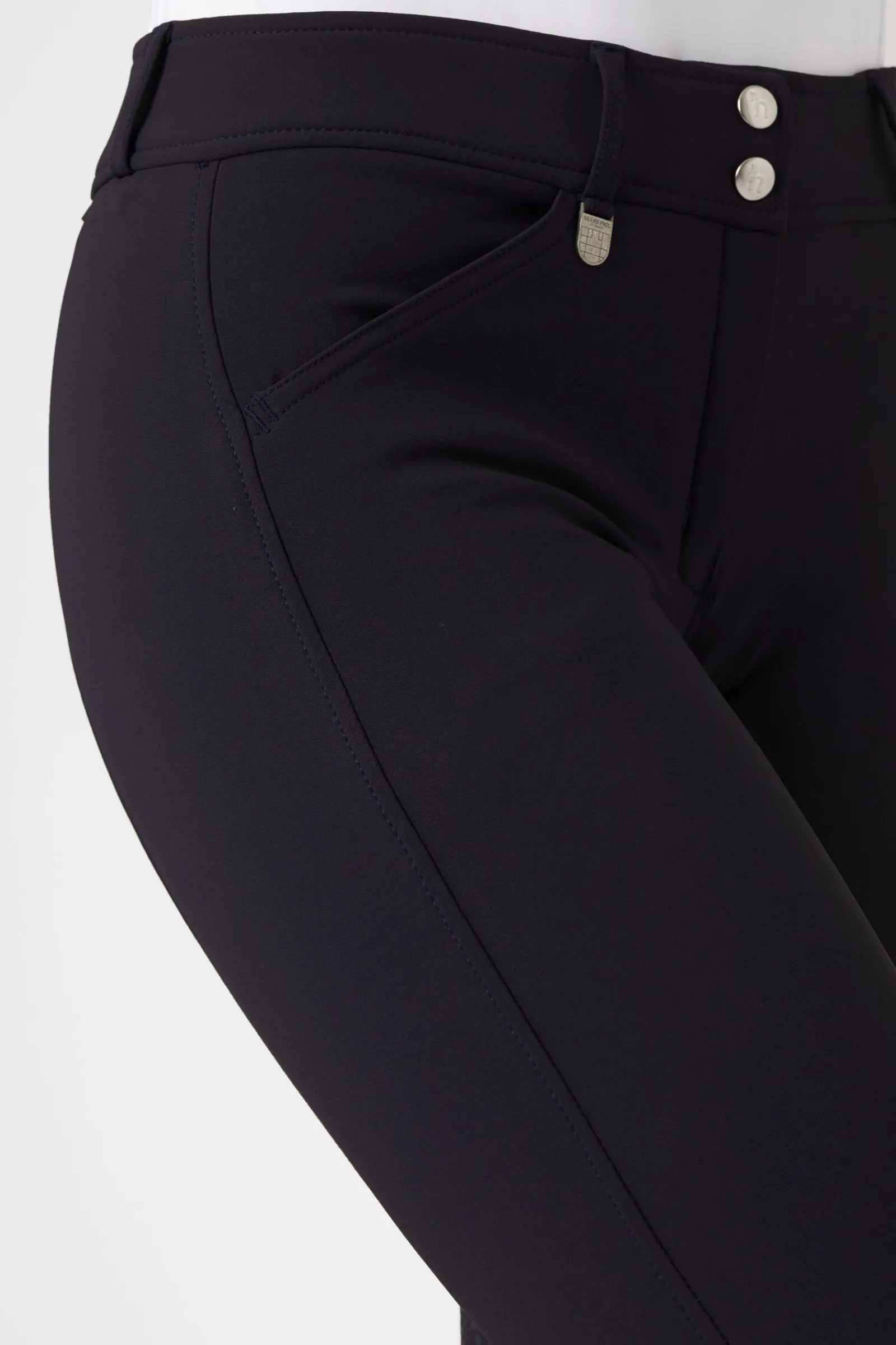 Hot Grand Prix helforsterket ridebukse med silikongrep, dame Helforsterkede Ridebukser