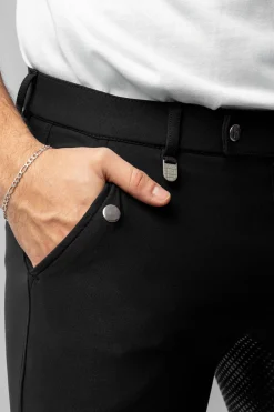 Hot Grand Prix helforsterket ridebukse med silikon, herre Ridebukser Til Herre