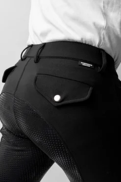 Hot Grand Prix helforsterket ridebukse med silikon, herre Ridebukser Til Herre