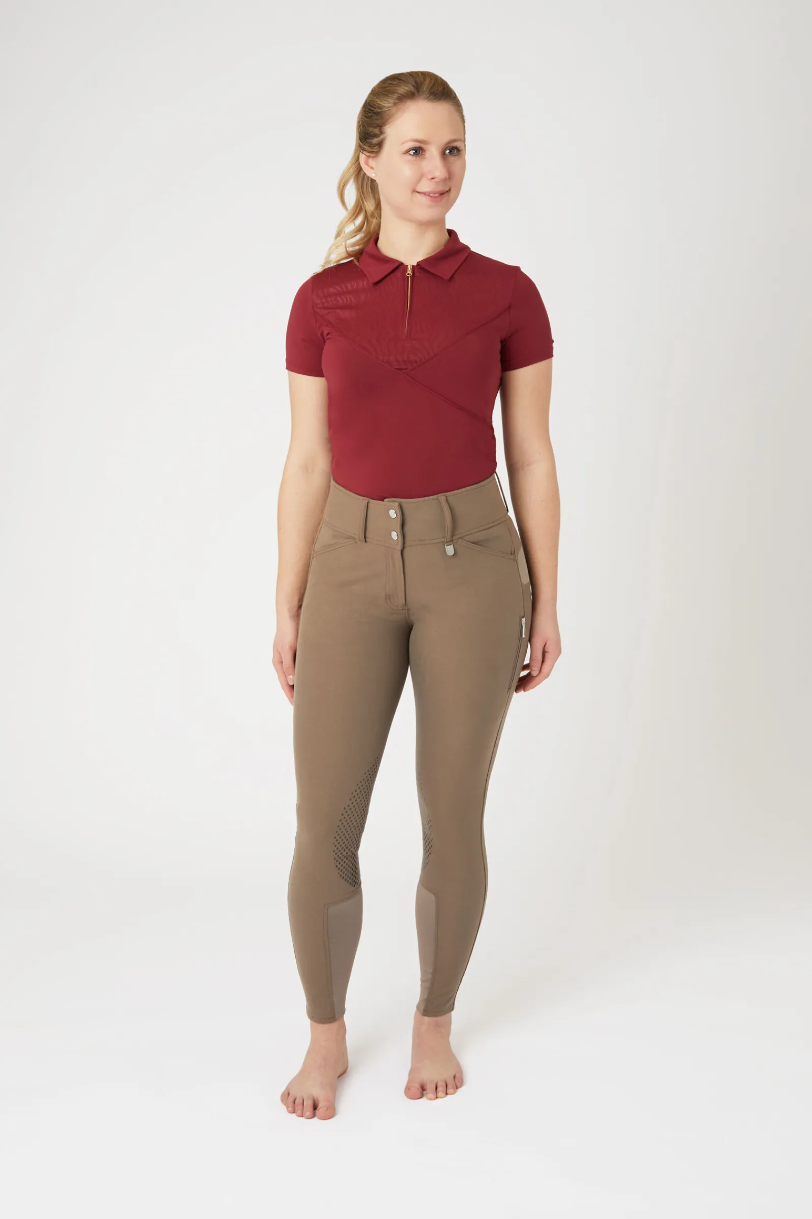 Online Grand Prix II kneforsterkede ridebukser til dame Kneforsterkede Ridebukser