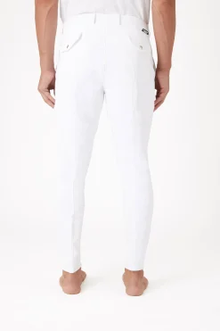 Online Grand Prix kneforsterkede ridebukser med silikon, herre Ridebukser Til Herre