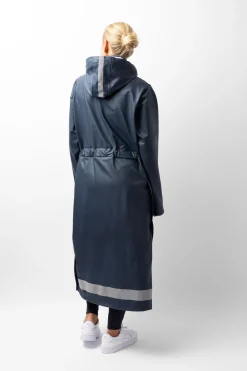 Outlet Hazel lang regnjakke med splitt, dame Regntøy|Jakker Og Frakker