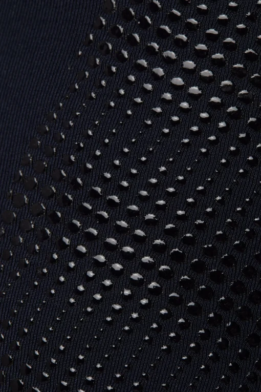 Best helforsterket ridetights med silikon og glitterlinning, dame Ridetights