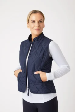 Sale klassisk vattert vest til damer Jakker Og Frakker