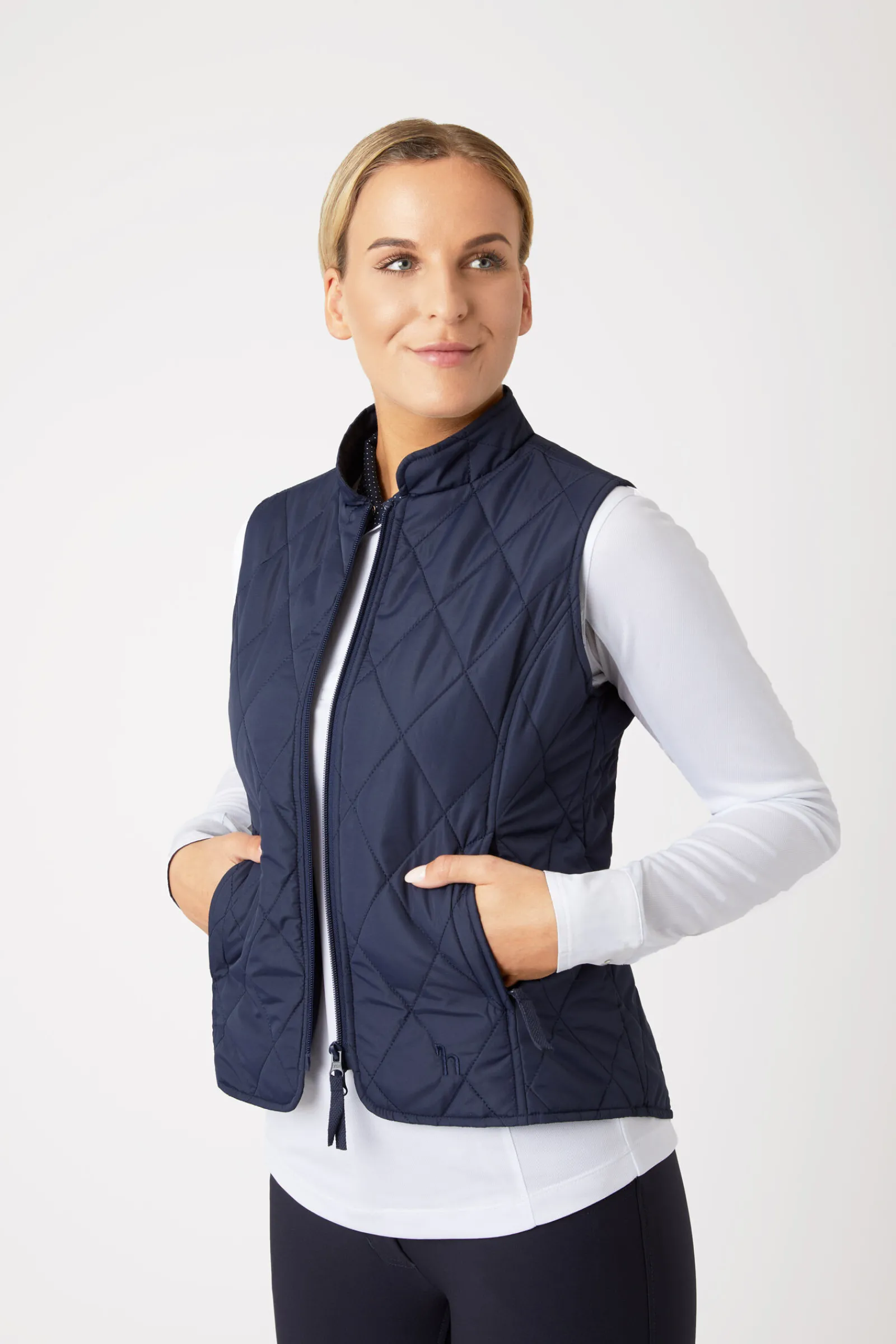 Sale klassisk vattert vest til damer Jakker Og Frakker