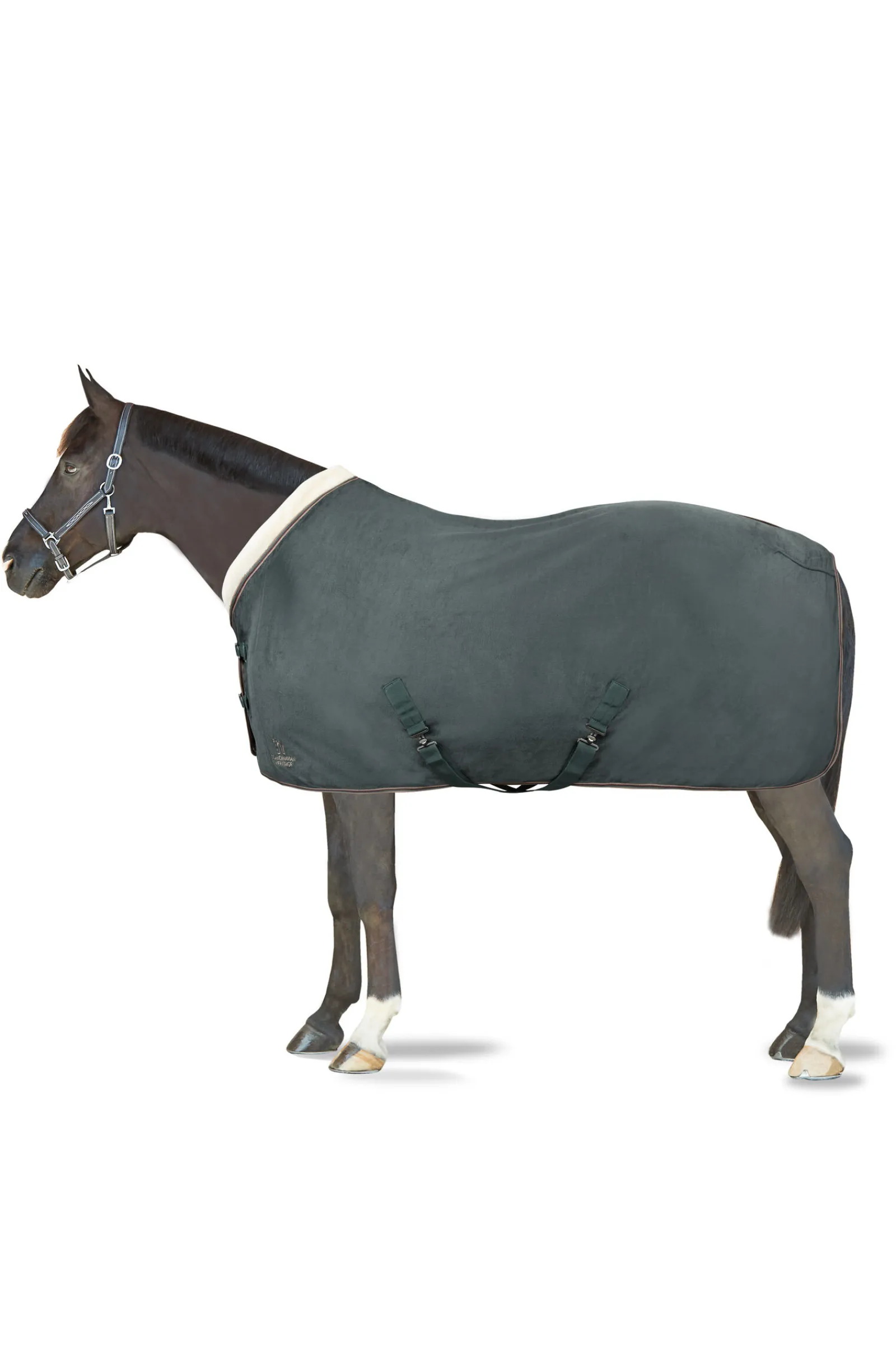 Hot Leighton Teens Collection svettedekken i fleece med pelskrage Ulldekken Og Svettedekken