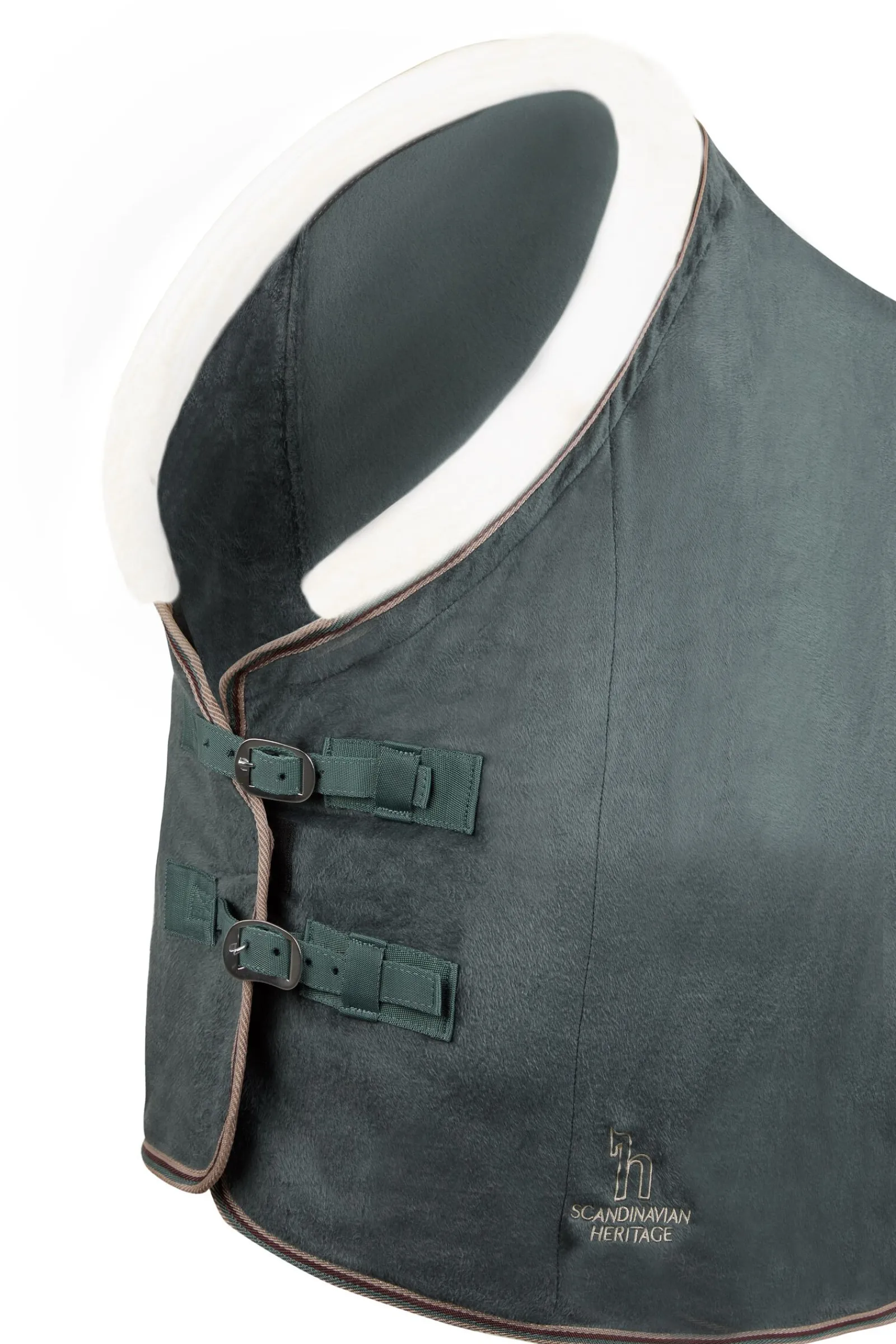 Hot Leighton Teens Collection svettedekken i fleece med pelskrage Ulldekken Og Svettedekken